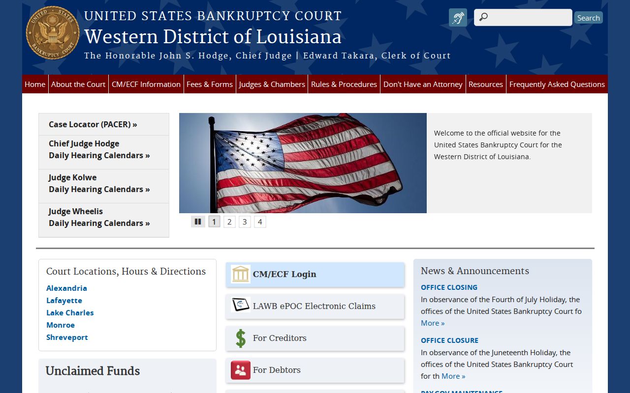 Fenton court docket Western District bankruptcy court resource
